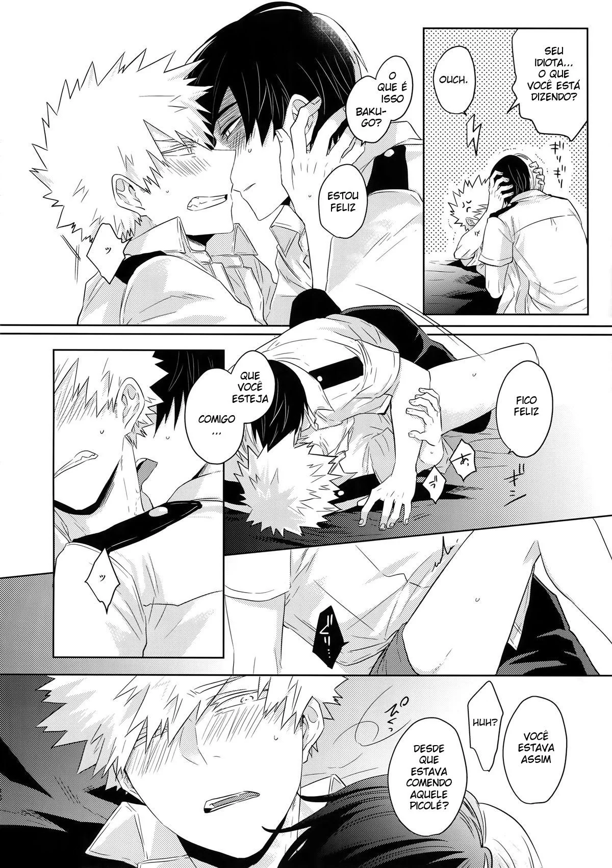 Fodendo o amigo por trás - Shouto Todoroki e Katsuki Bakugou em Hentai HQ Brasileiro