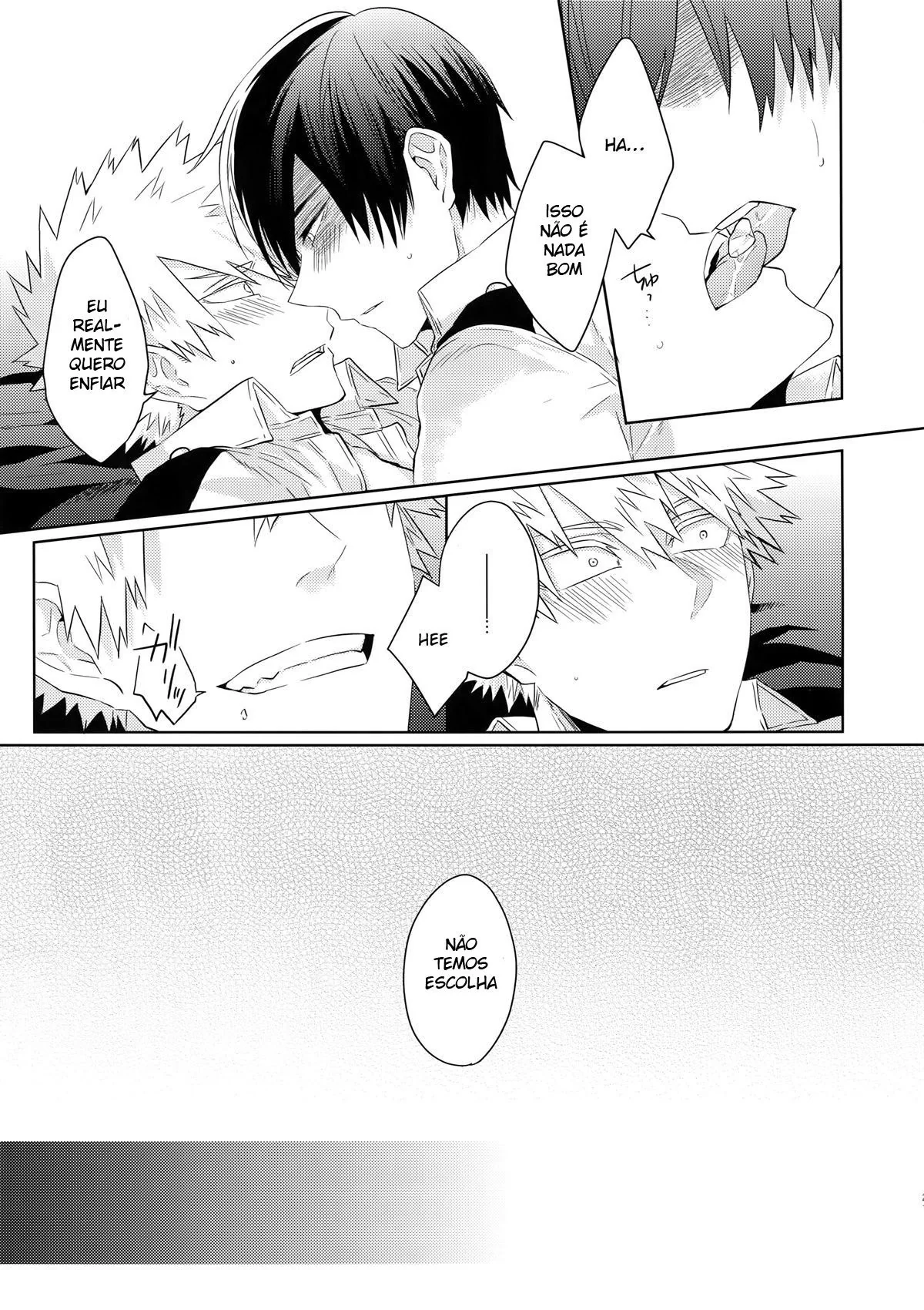 Fodendo o amigo por trás - Shouto Todoroki e Katsuki Bakugou em Hentai HQ Brasileiro