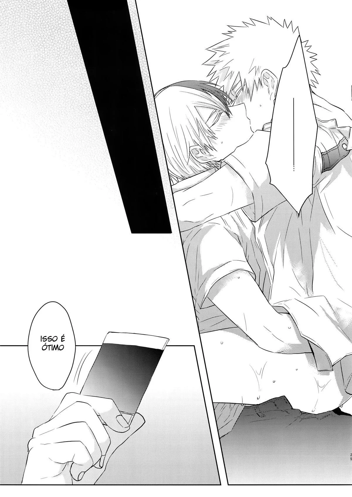 Fodendo o amigo por trás - Shouto Todoroki e Katsuki Bakugou em Hentai HQ Brasileiro