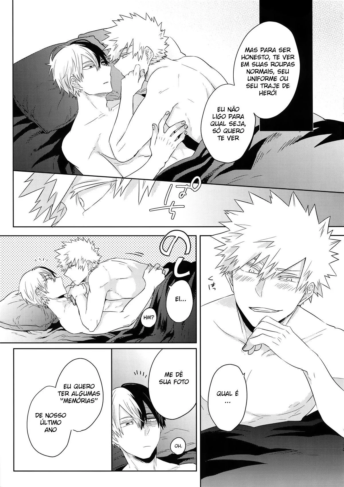 Fodendo o amigo por trás - Shouto Todoroki e Katsuki Bakugou em Hentai HQ Brasileiro