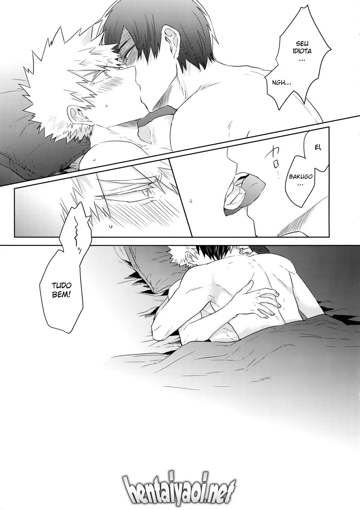 Fodendo o amigo por trás - Shouto Todoroki e Katsuki Bakugou em Hentai HQ Brasileiro