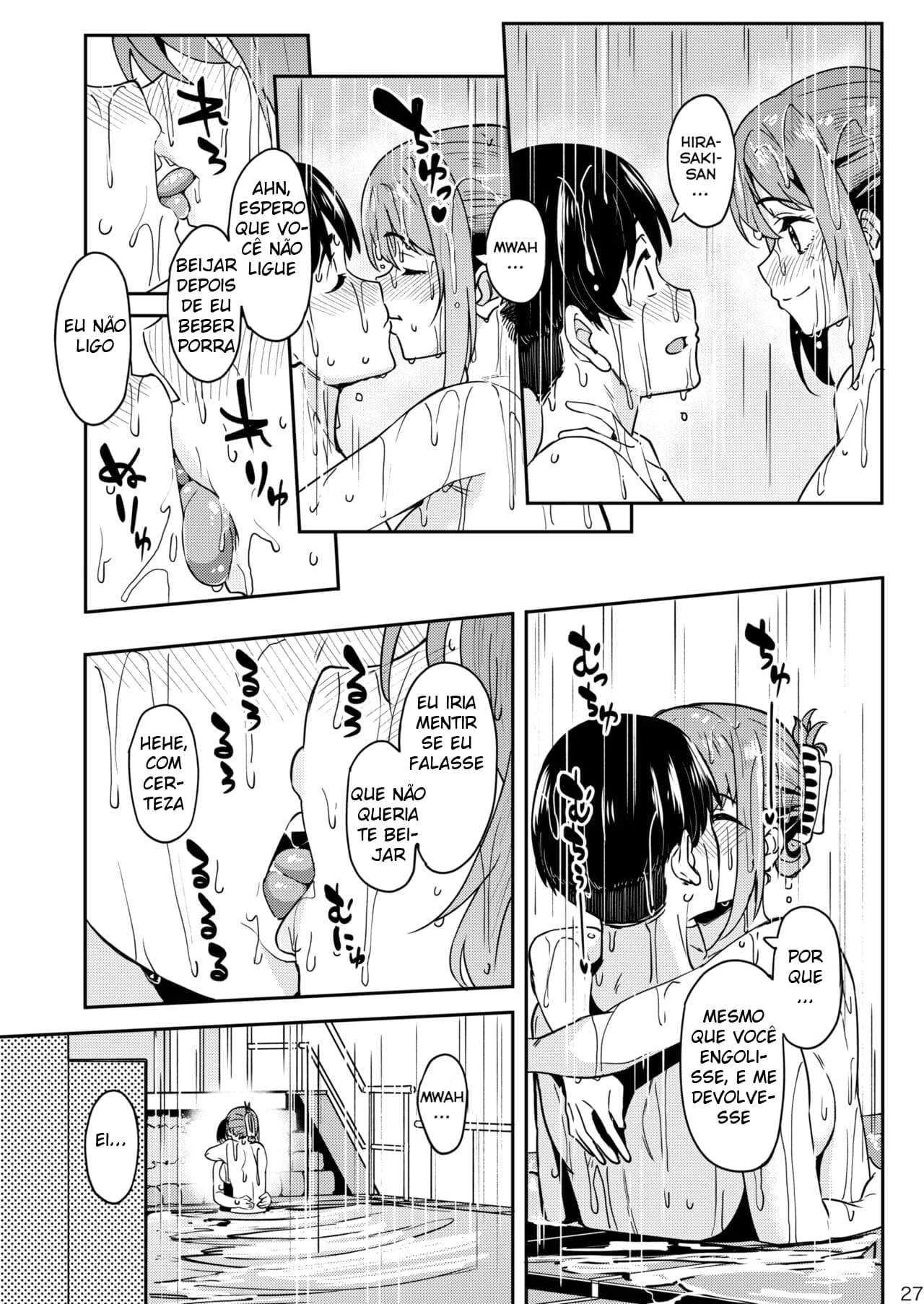 Fontes Termais do Pecado: Orgia Molhada e Quente Hentai