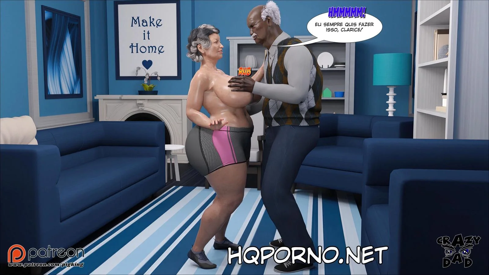 George e Clarice: A Pica Grande e Meladinha - Hentai HQ Brasileiro