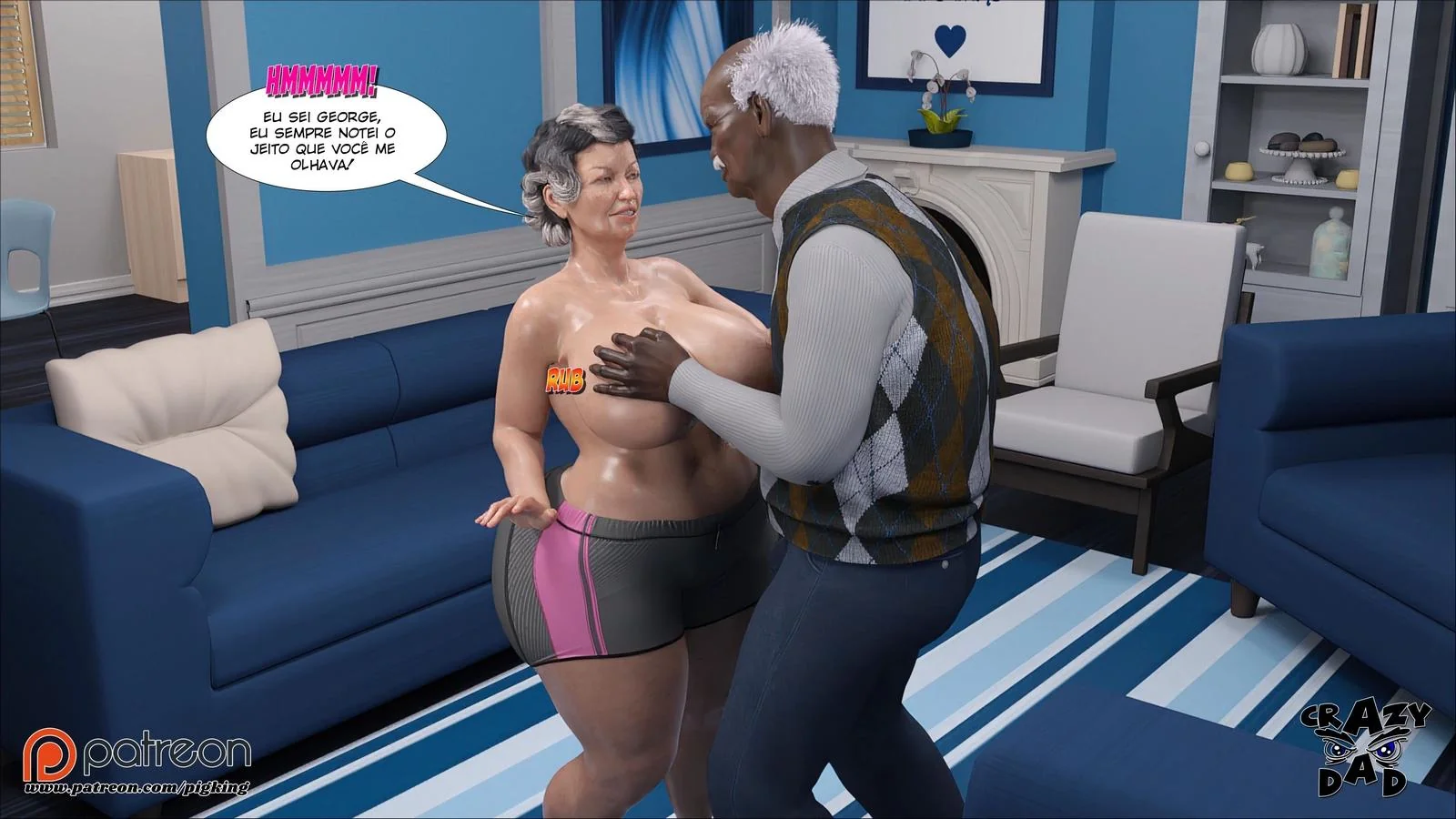 George e Clarice: A Pica Grande e Meladinha - Hentai HQ Brasileiro