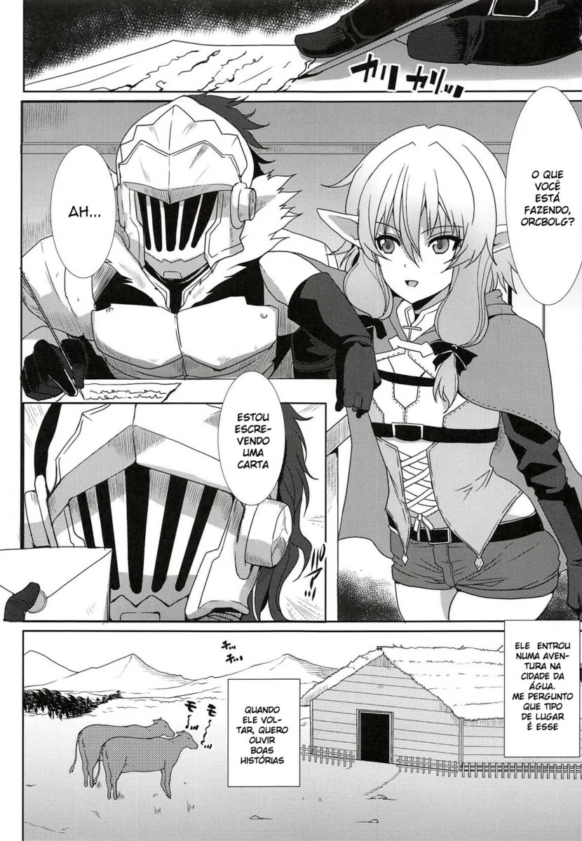 Goblin Slayer: Lar Doce Lar - Ushikai Musume e a Pica do Intruso em HQ Brasileiro