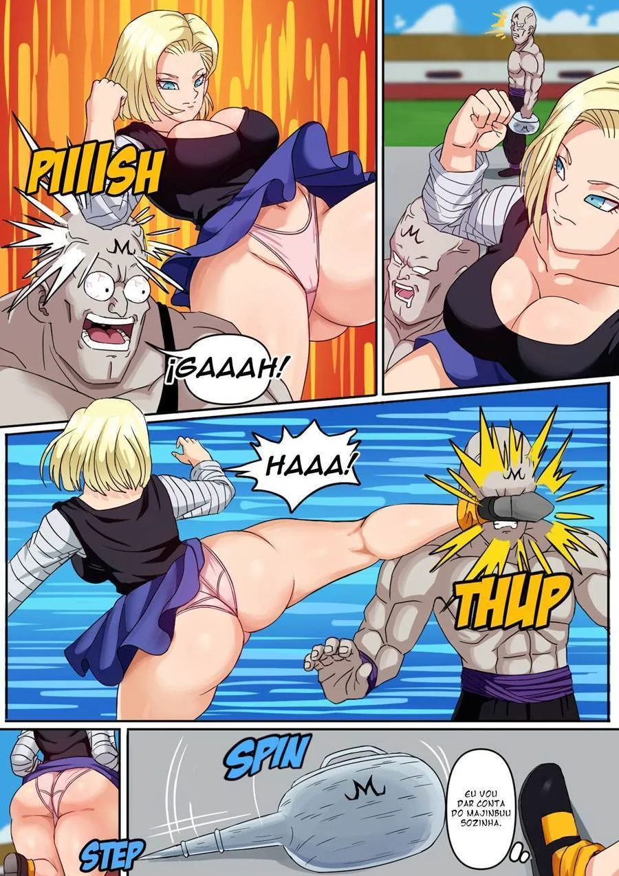 Gohan Fode a Buceta Gulosa da Android 18 em Hentai HQ Brasileiro