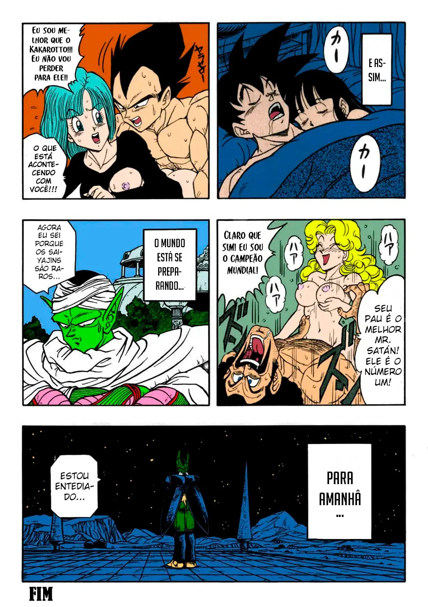 Goku mete com força na buceta da esposa antes da batalha - Hentai HQ