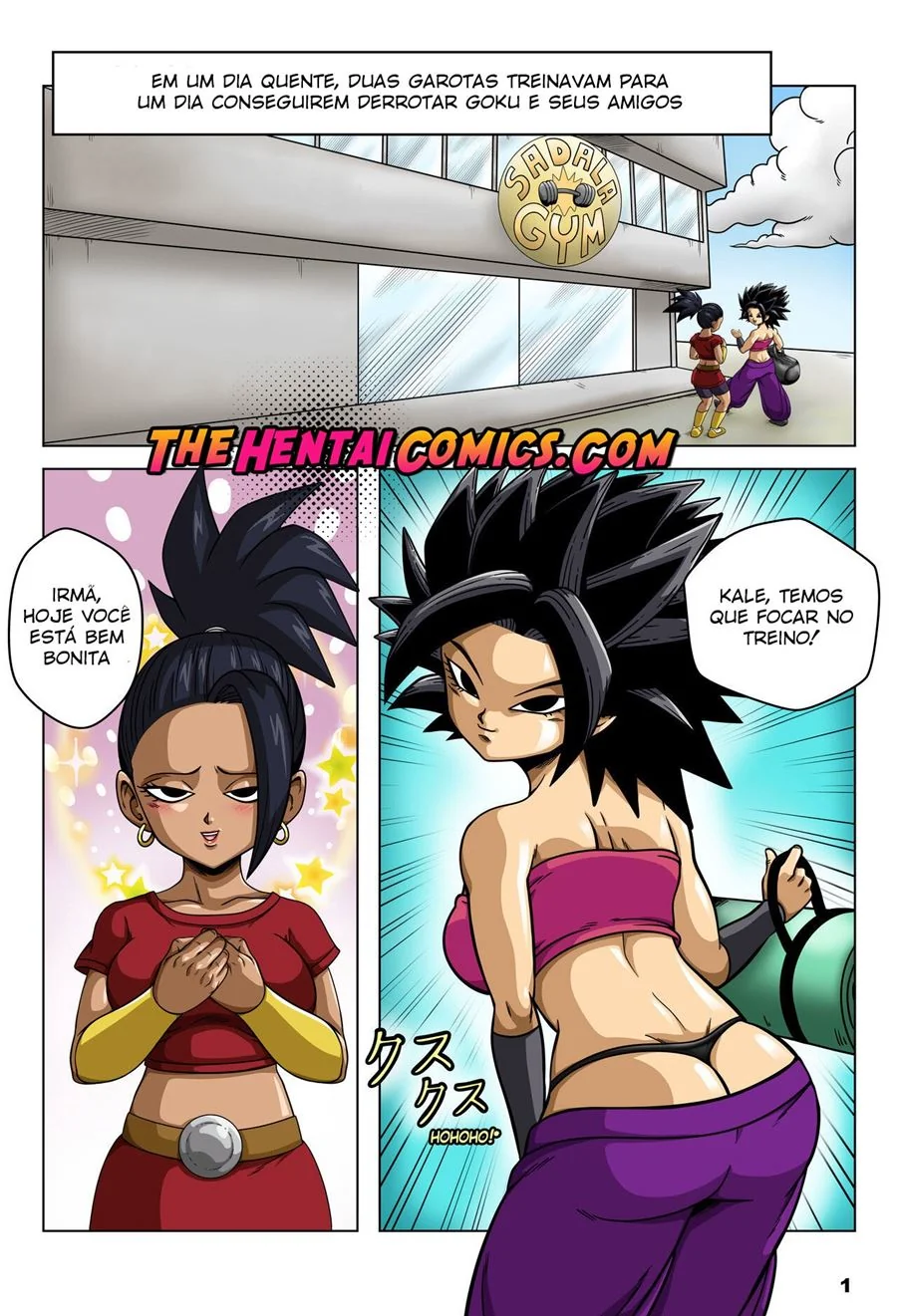 Goku Metendo Forte na Piranha da Caulifla em Hentai HQ Brasileiro