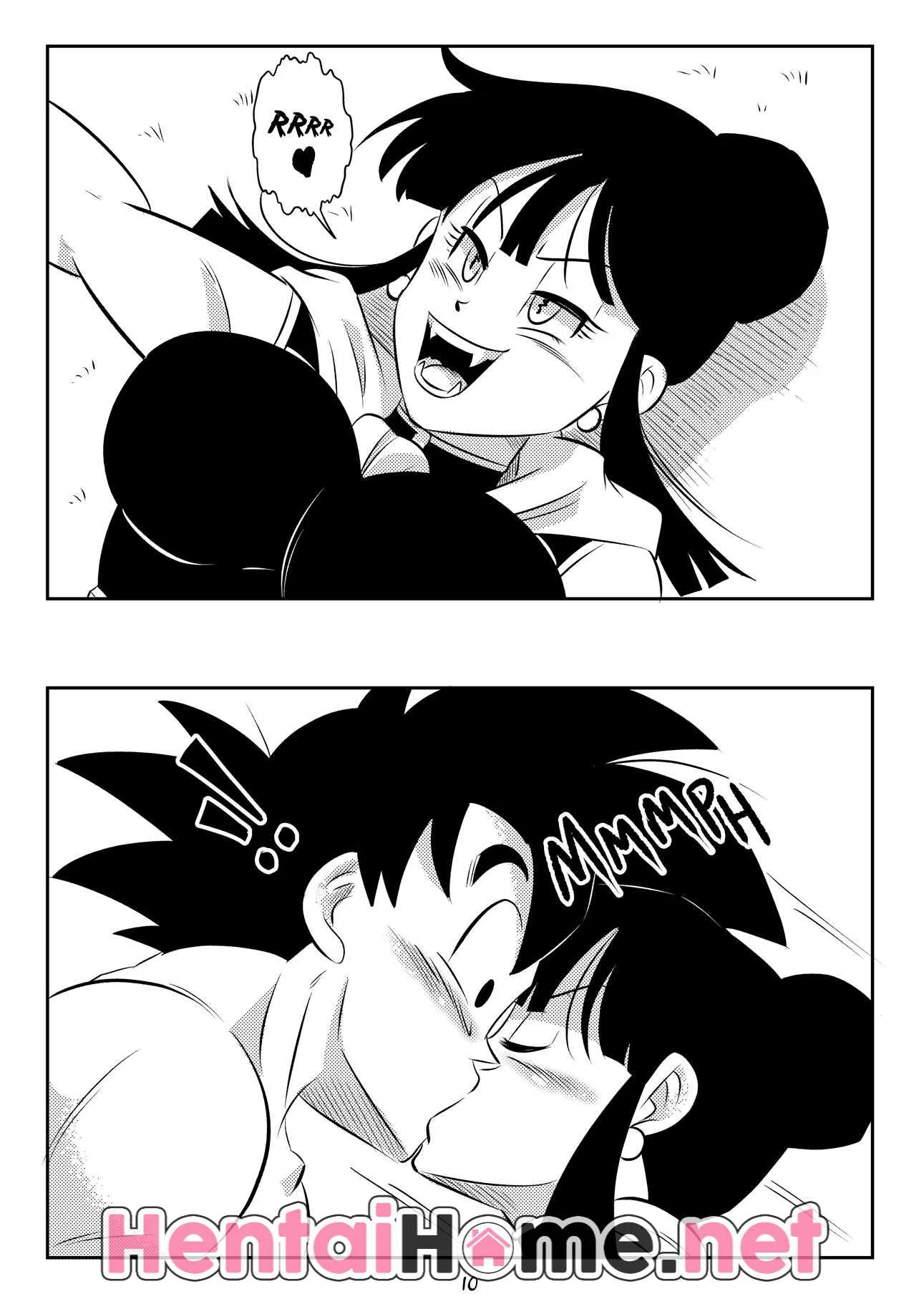 Goku Tarado: Comendo a Chi Chi Dominada Pela Névoa do Mal em Hentai HQ Brasileiro