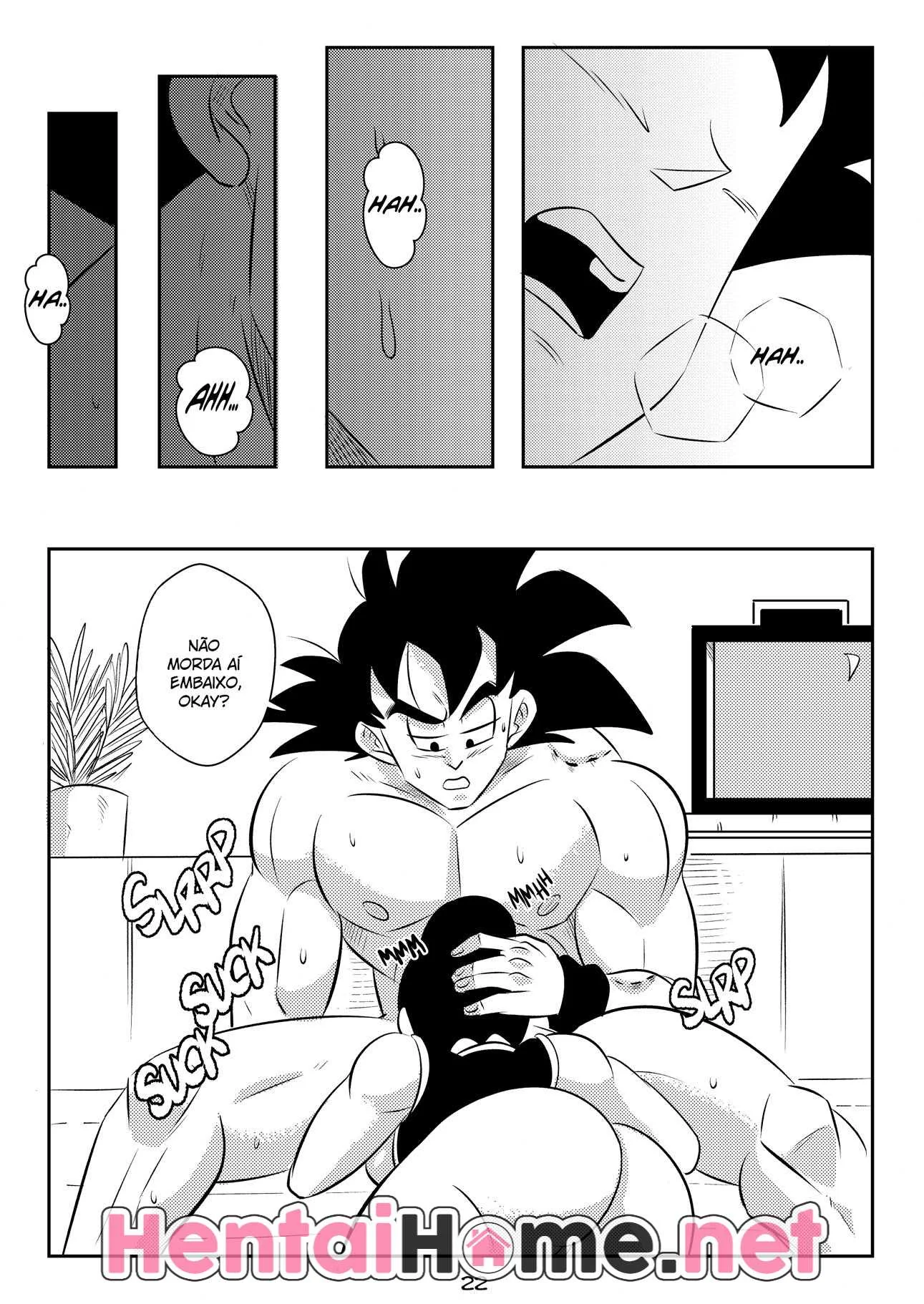 Goku Tarado: Comendo a Chi Chi Dominada Pela Névoa do Mal em Hentai HQ Brasileiro