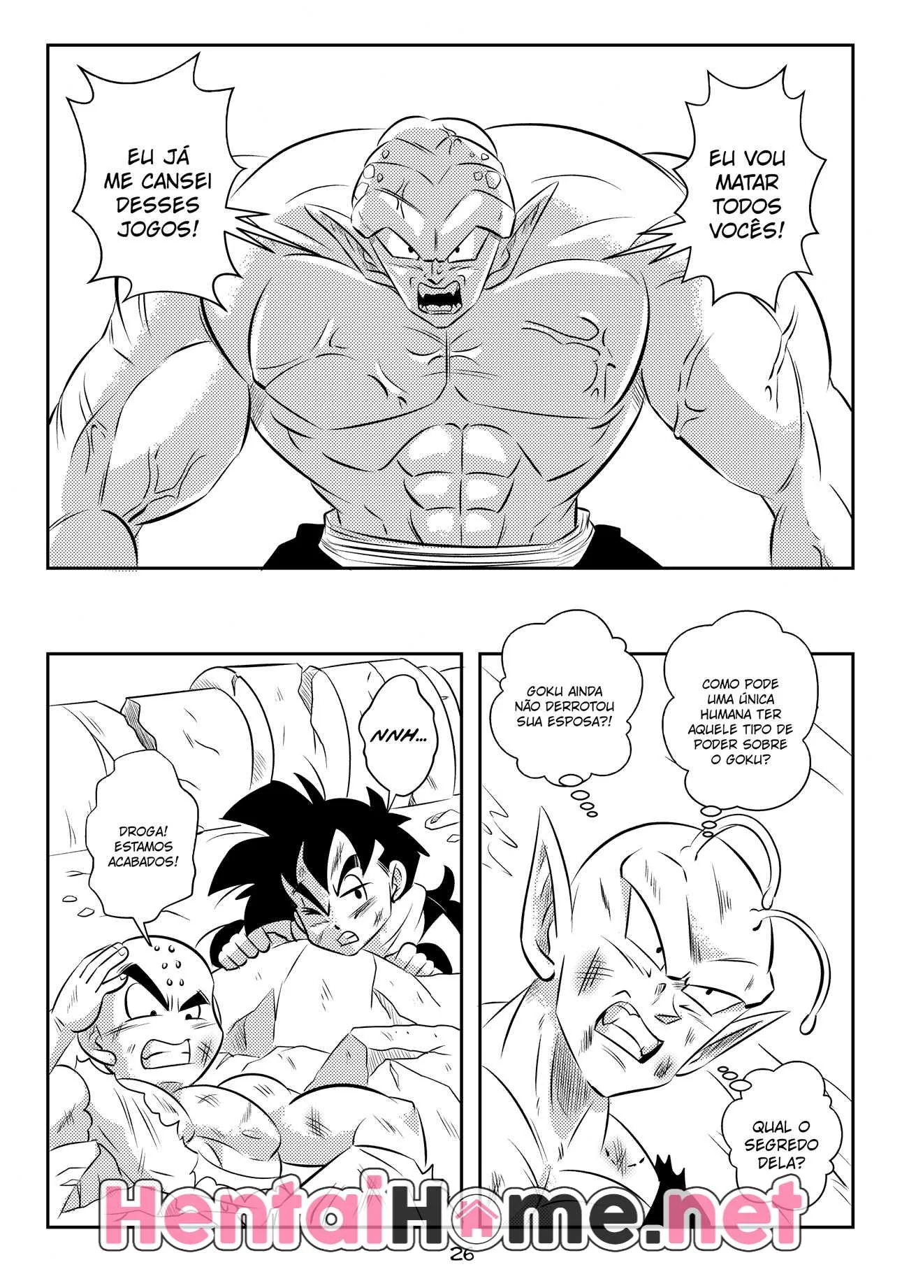 Goku Tarado: Comendo a Chi Chi Dominada Pela Névoa do Mal em Hentai HQ Brasileiro