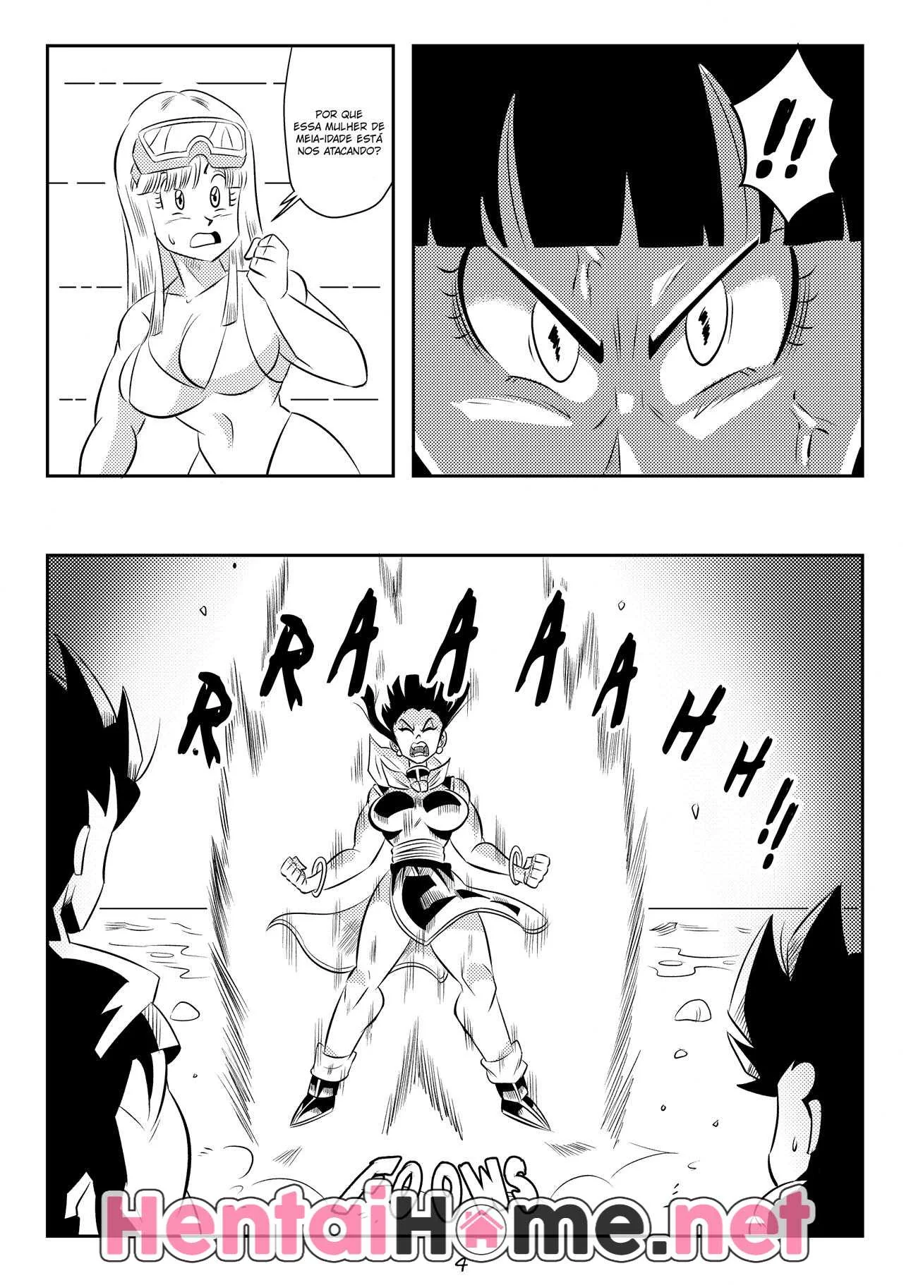 Goku Tarado: Comendo a Chi Chi Dominada Pela Névoa do Mal em Hentai HQ Brasileiro
