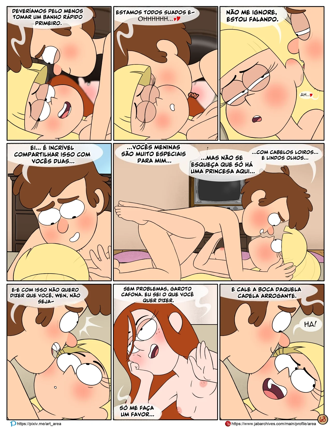 Gravity Falls HQ Porno: Próximo Verão - Mabel Ajuda os Gêmeos a Foder Pacifica em HQ Brasileiro Gravity Falls HQ Porno: Próximo Verão - Mabel Ajuda os Gêmeos a Foder Pacifica em HQ Brasileiro