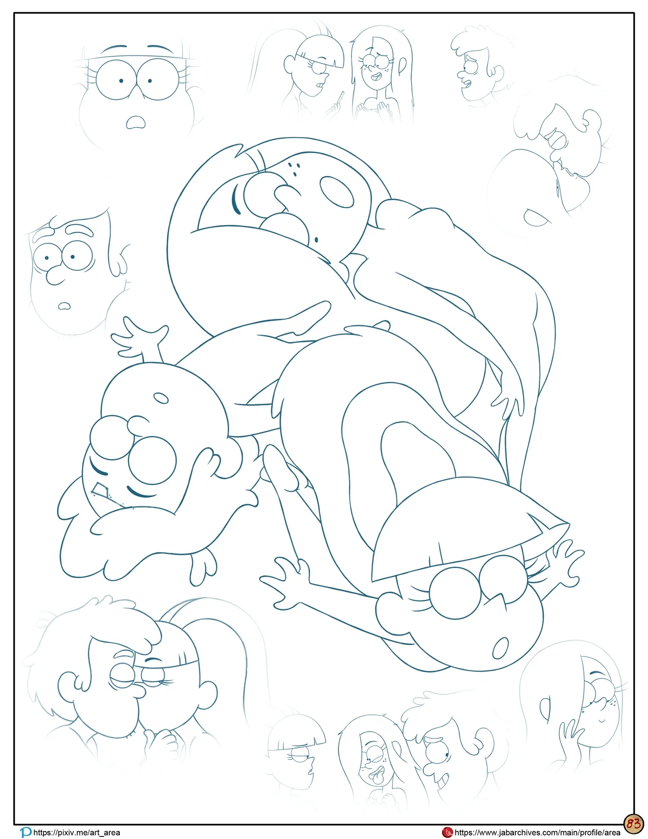 Gravity Falls HQ Porno: Próximo Verão - Mabel Ajuda os Gêmeos a Foder Pacifica em HQ Brasileiro