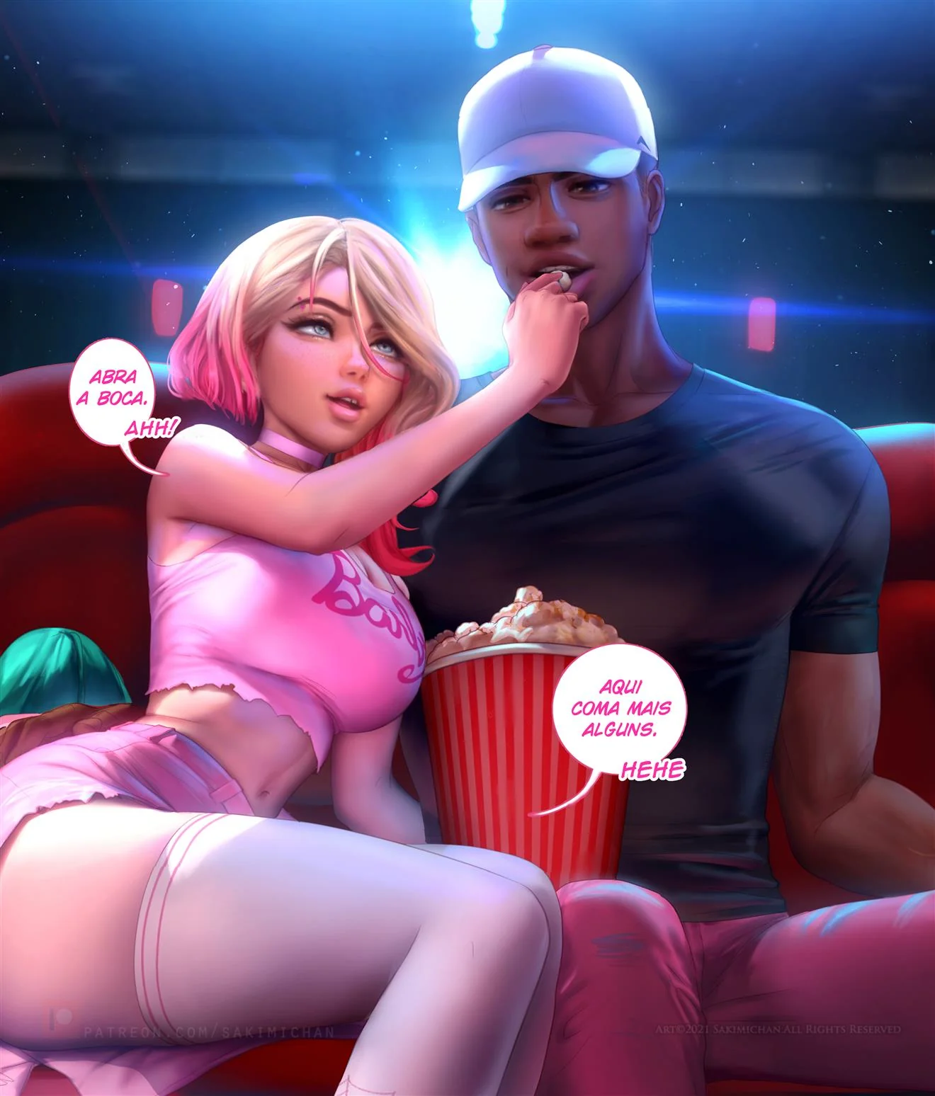 Gwen e Miles: O Encontro Quente - Hentai Interracial em HQ Brasileiro