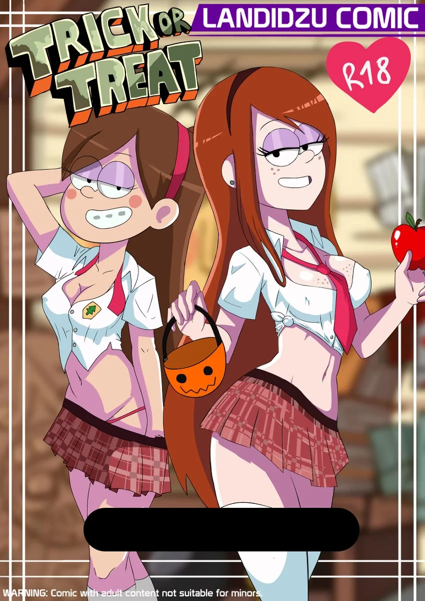 Halloween Ardente: Dipper e Suas Amigas Piranhas na Putaria em Hentai HQ Brasileiro