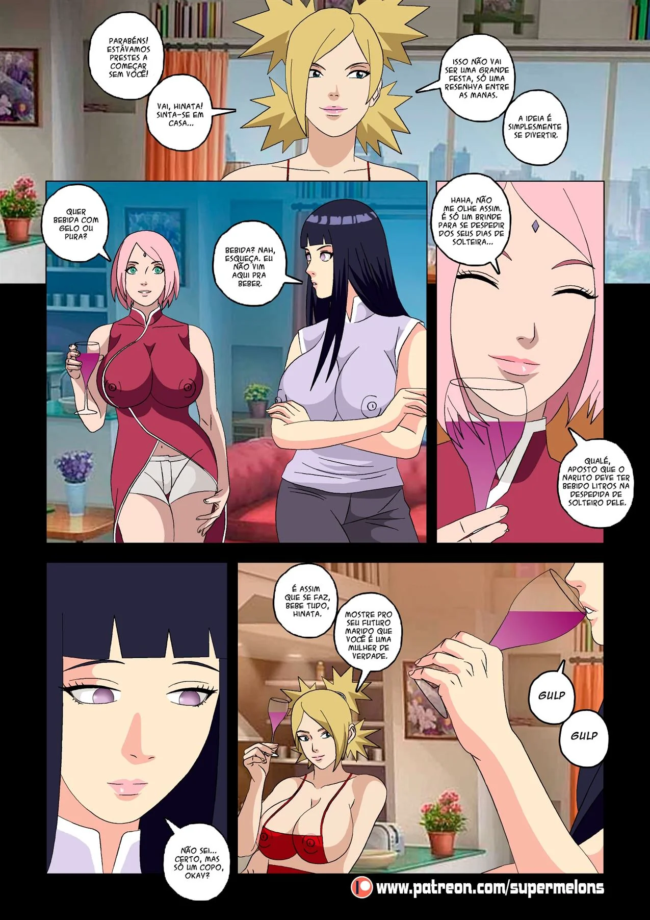 Hanabi a Piranha Intrometida - Boruto Hentai HQ Brasileiro