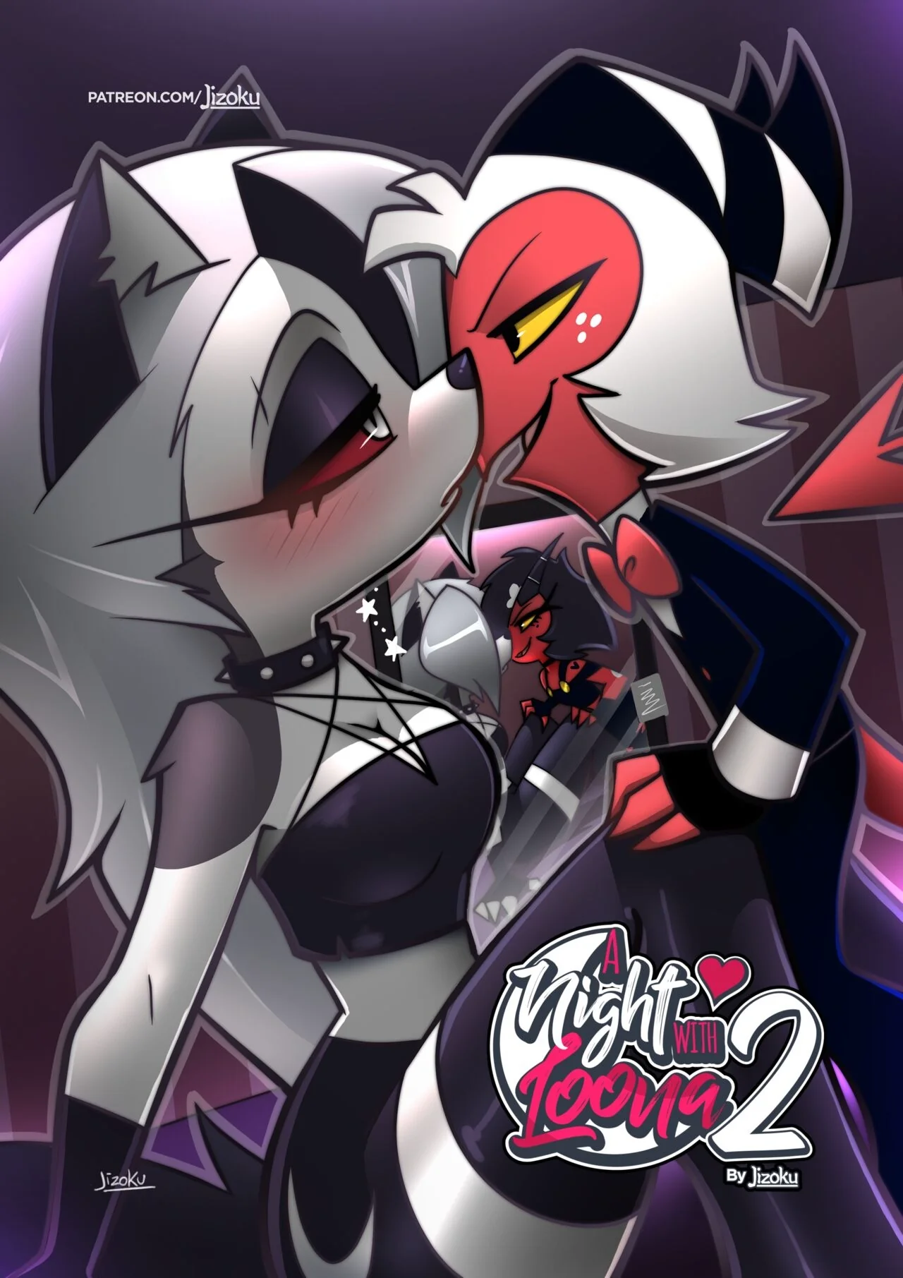 Hazbin Hotel Porno: Uma Noite Pervertida Com a Piranha Loona VL.2 em HQ Brasileiro