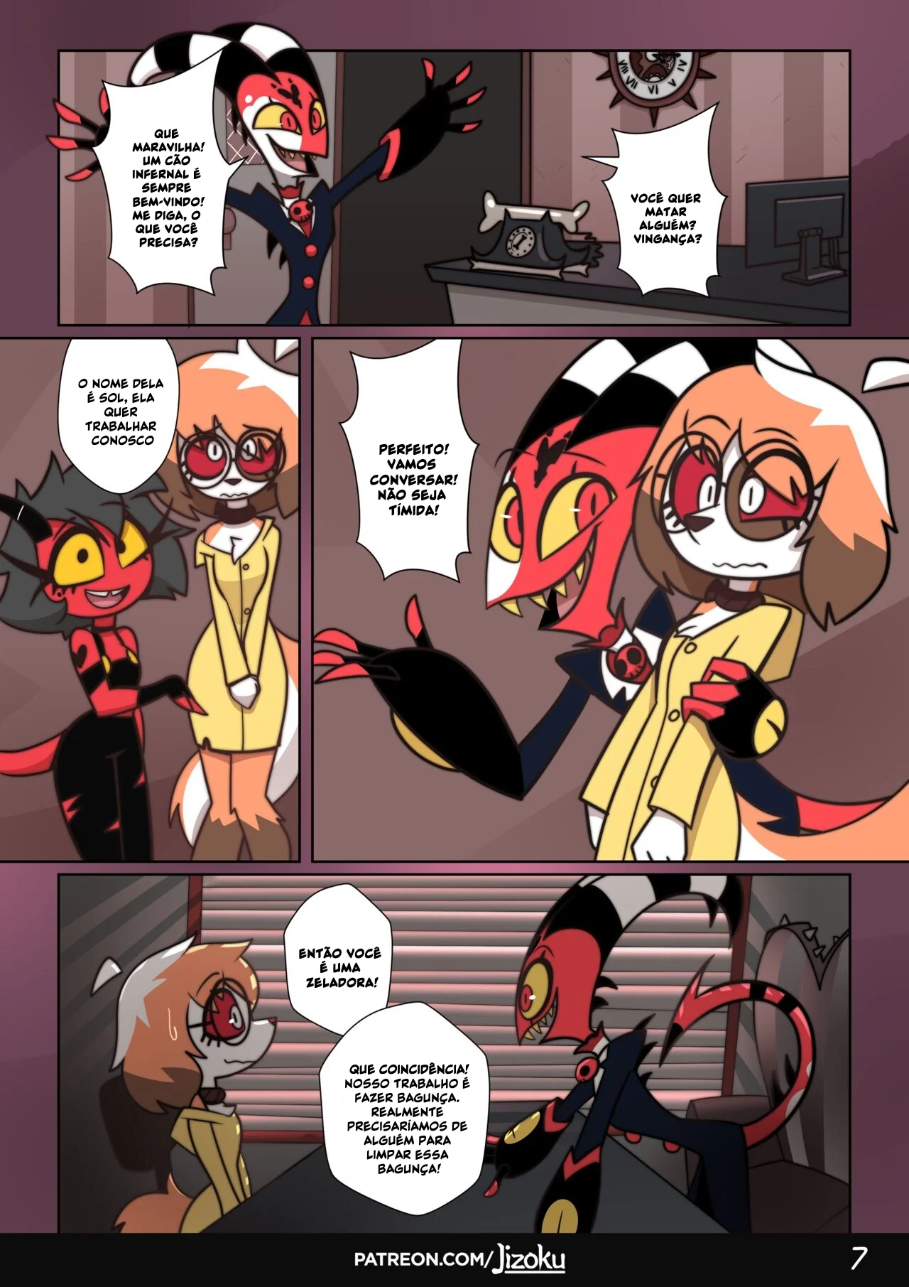 Hazbin Hotel Porno: Uma Noite Pervertida Com a Piranha Loona VL.2 em HQ Brasileiro