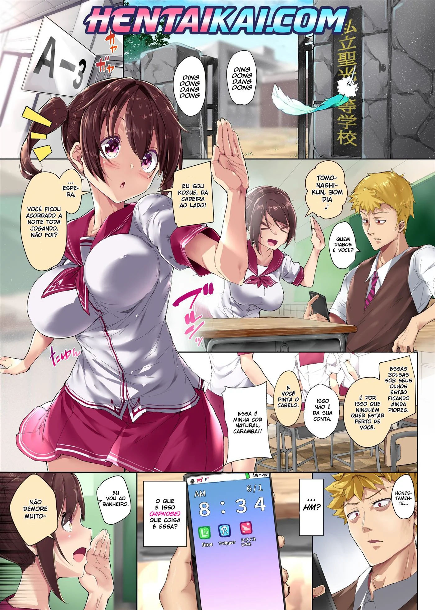 Hentai completo - Apaixonado pelo App Proibido