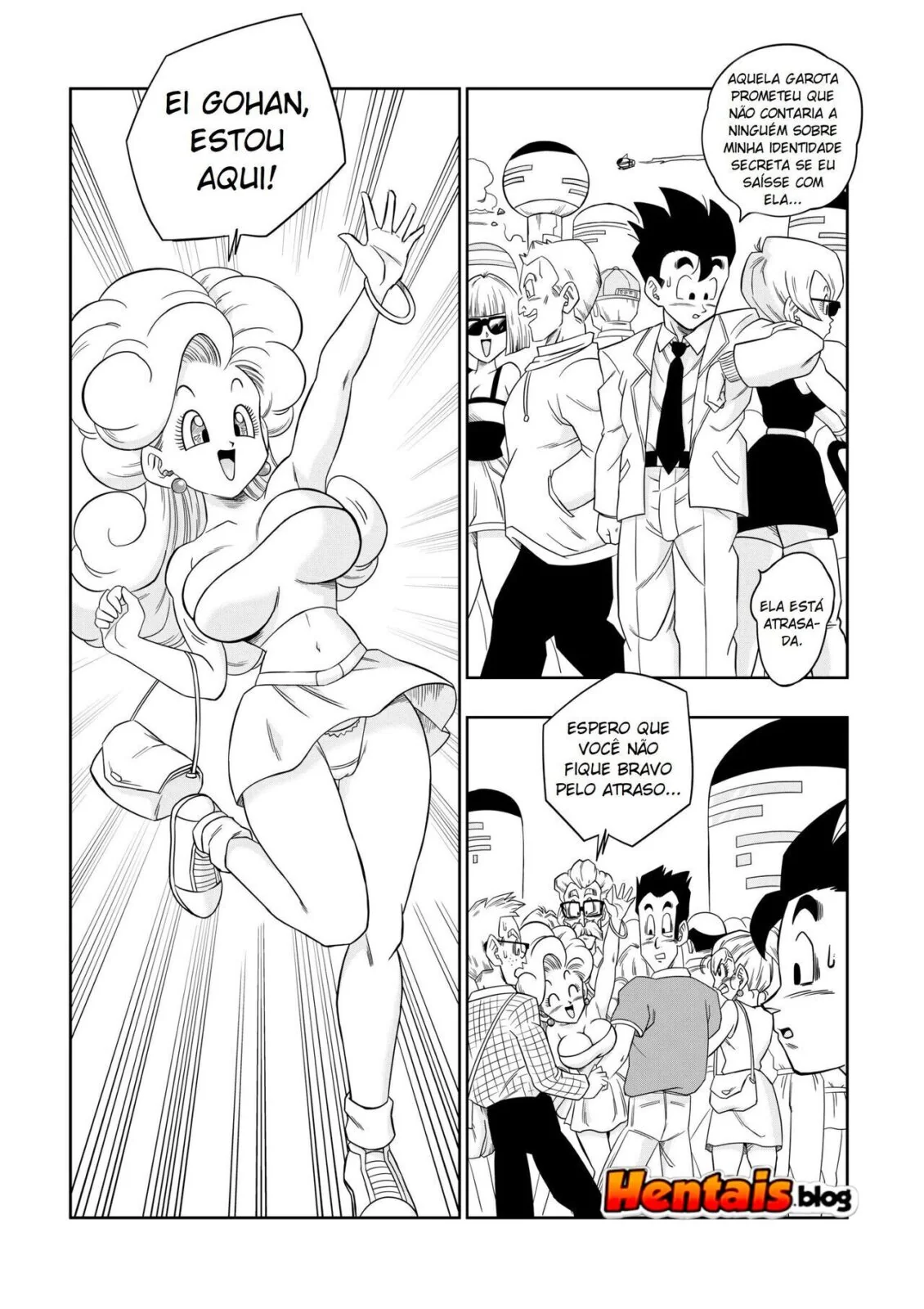 Herói Sortudo Comendo a Gostosa da Angela em Hentai HQ Brasileiro