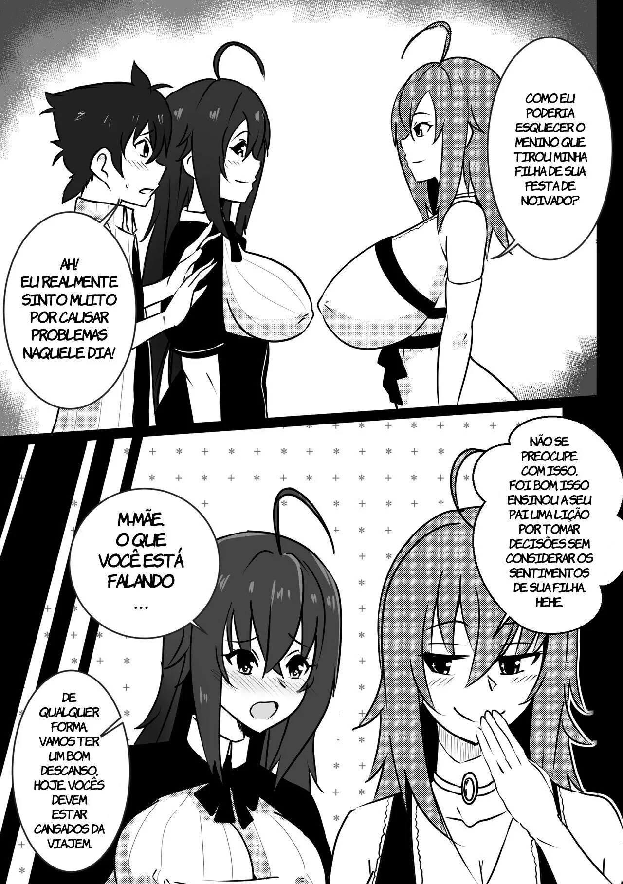 Highschool dxd Hentai: B-Trayal 23 Venelana - MILF Peituda Louca por Rola em Hentai Brasileiro