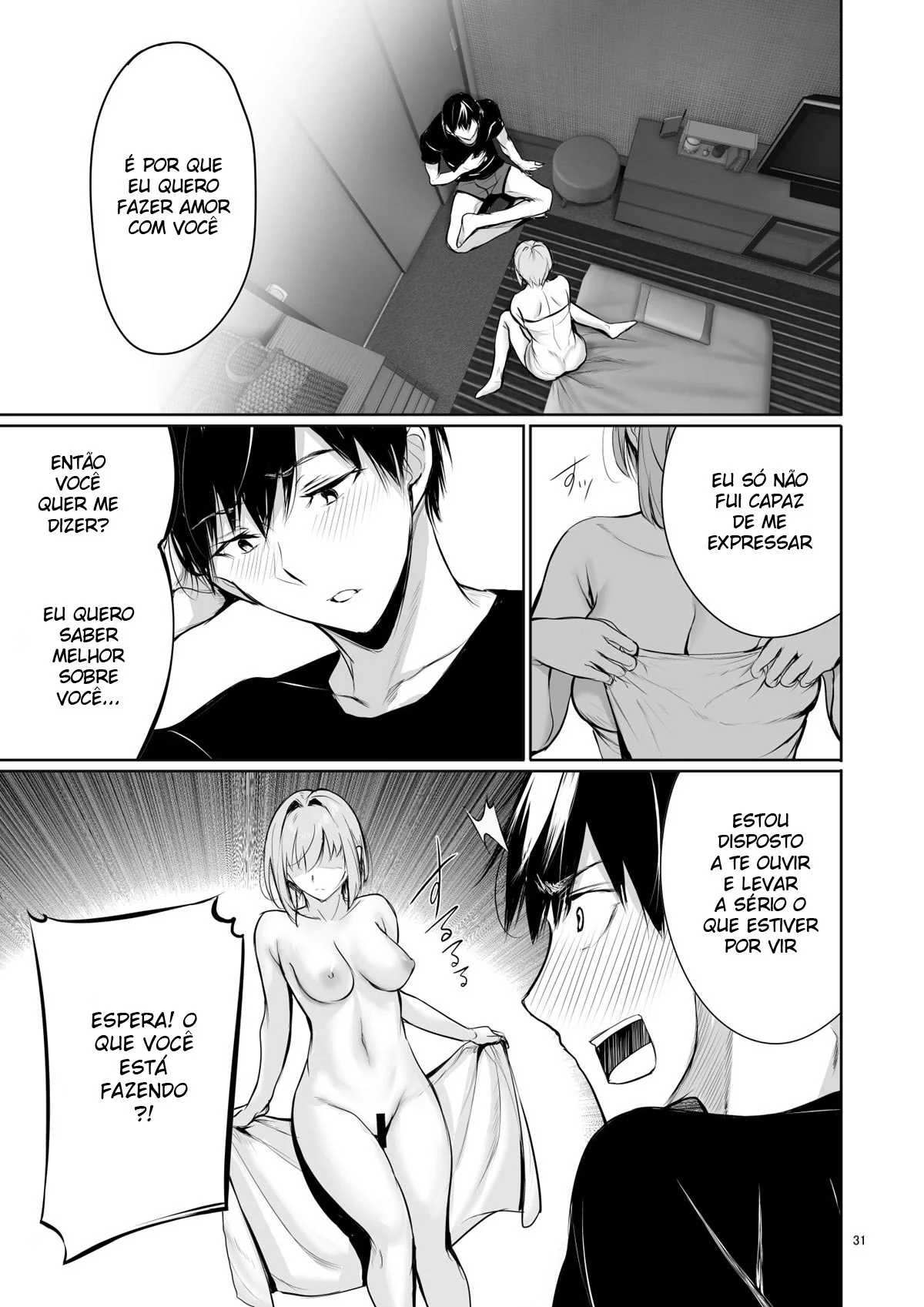 Hirasaki e a Rola Secreta de Aibara em Hentai HQ Brasileiro