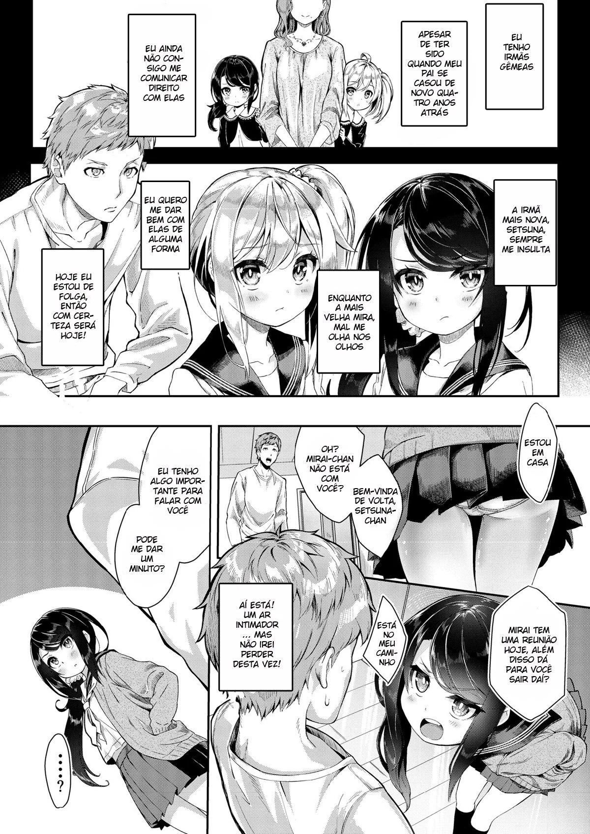 Irmão Safado: Perdendo a Virgindade da Irmã Mais Nova" em Hentai HQ