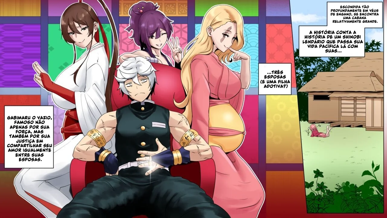 Jigokuraku Hentai: Inferno do Céu - Piranha leva piroca no cu em Hentai HQ Brasileiro