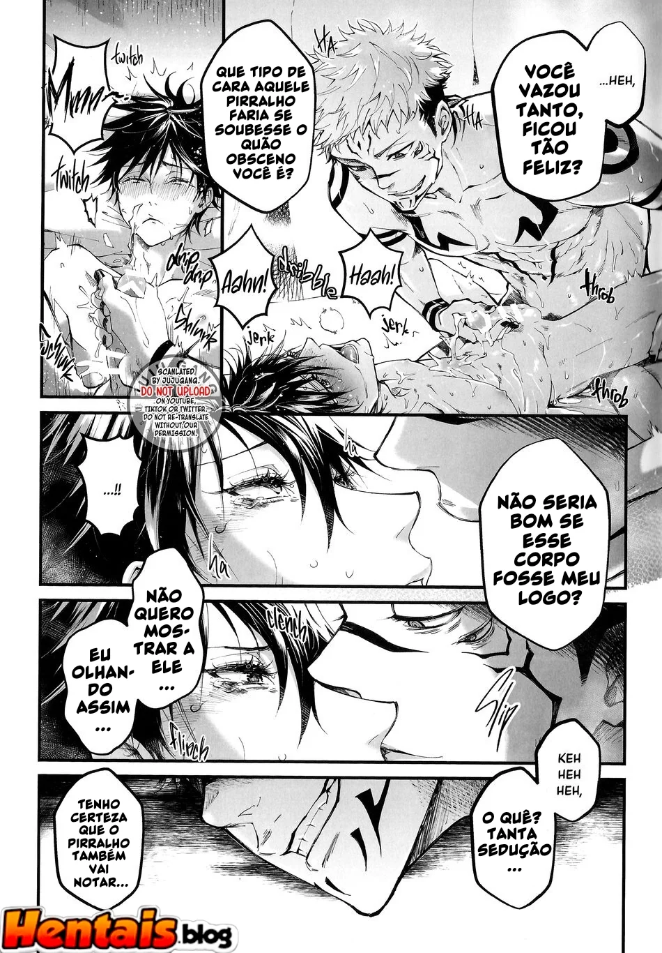 Jujutsu Kaisen: Fushiguro e Sukuna se entregam a uma orgia de piroca - Hentai HQ Brasileiro