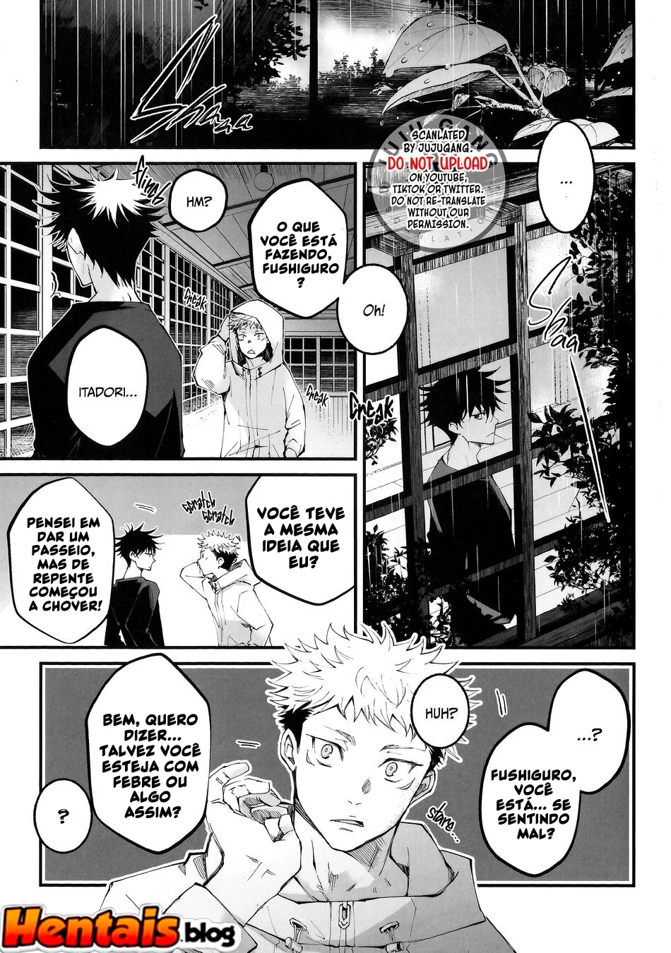 Jujutsu Kaisen: Fushiguro e Sukuna se entregam a uma orgia de piroca - Hentai HQ Brasileiro