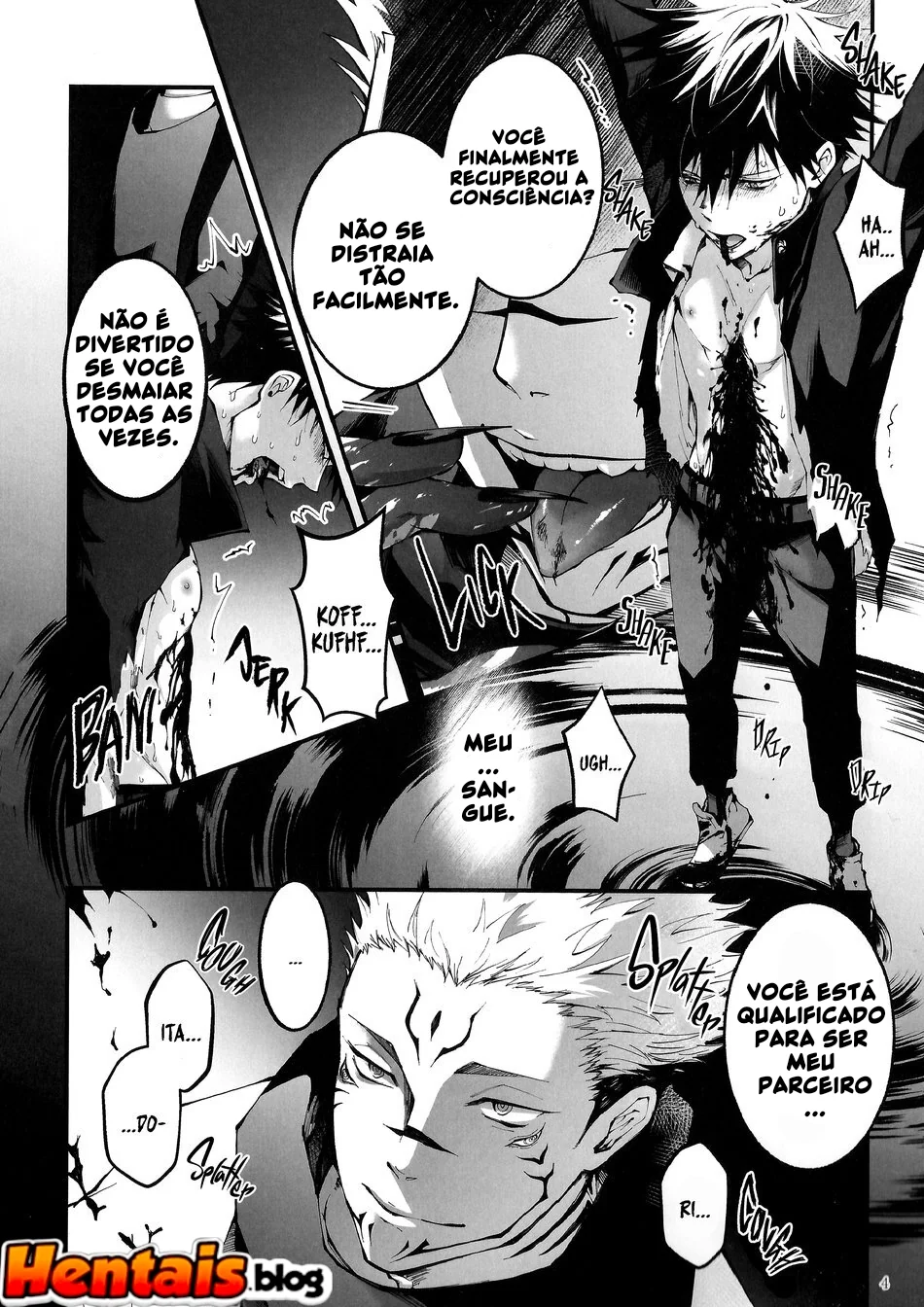 Jujutsu Kaisen: Fushiguro e Sukuna se entregam a uma orgia de piroca - Hentai HQ Brasileiro