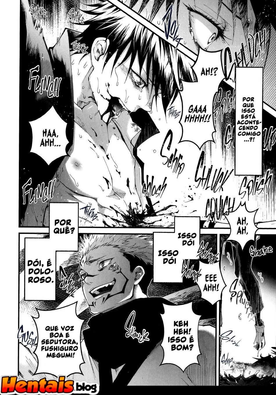 Jujutsu Kaisen: Fushiguro e Sukuna se entregam a uma orgia de piroca - Hentai HQ Brasileiro