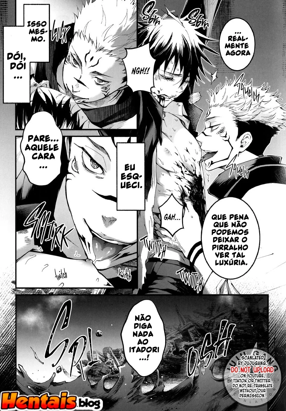 Jujutsu Kaisen: Fushiguro e Sukuna se entregam a uma orgia de piroca - Hentai HQ Brasileiro