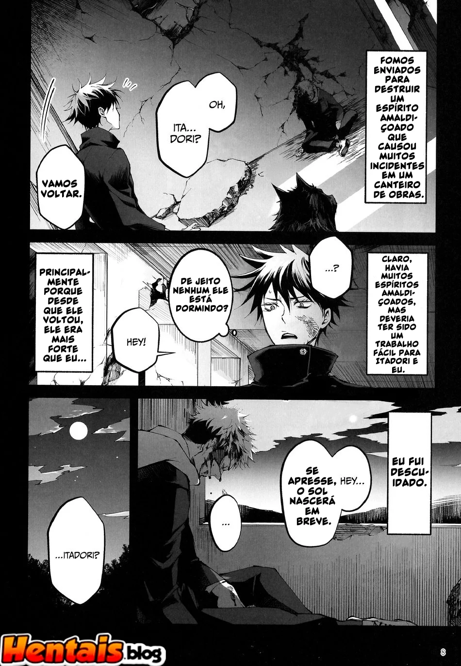 Jujutsu Kaisen: Fushiguro e Sukuna se entregam a uma orgia de piroca - Hentai HQ Brasileiro