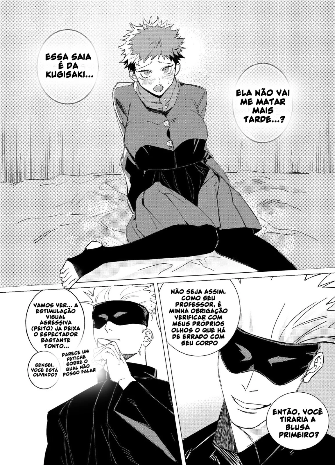 Jujutsu Kaisen Hentai: Itadori Transando com Gojo em Hentai HQ Brasileiro Jujutsu Kaisen Hentai: Itadori Transando com Gojo em Hentai HQ Brasileiro