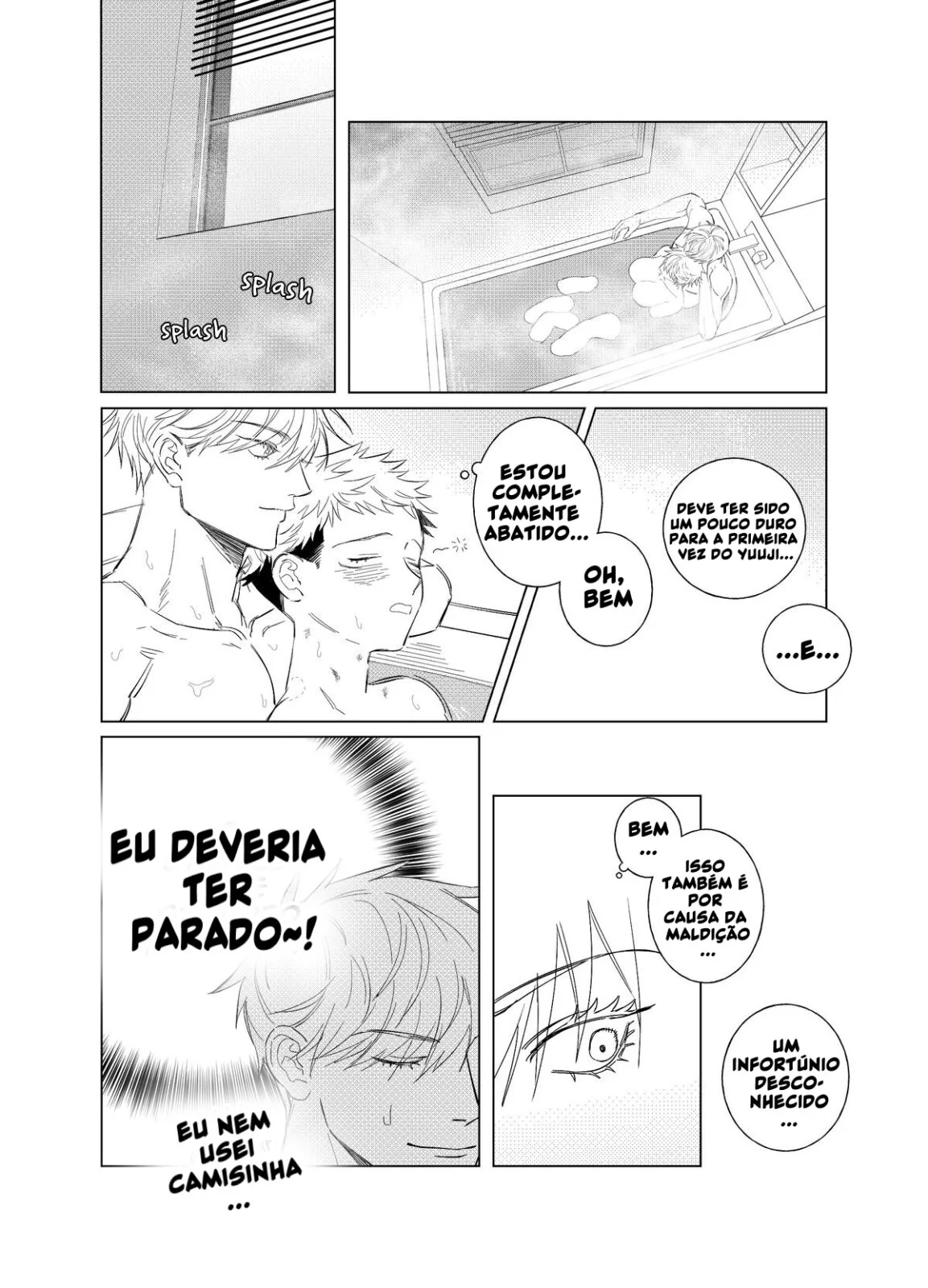 Jujutsu Kaisen Hentai: Itadori Transando com Gojo em Hentai HQ Brasileiro