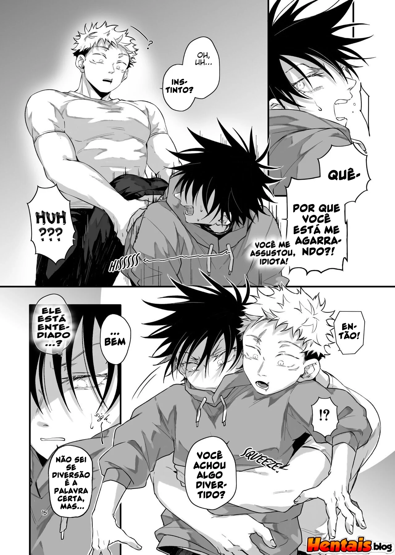 Jujutsu Kaisen: Yuuji Itadori vs. Megumi Fushiguro - Piranhas em Ação!" em HQ Brasileiro