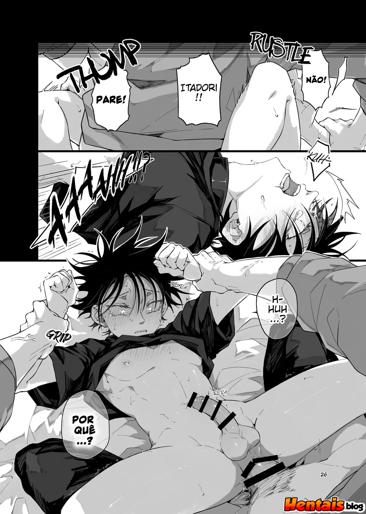 Jujutsu Kaisen: Yuuji Itadori vs. Megumi Fushiguro - Piranhas em Ação!" em HQ Brasileiro Jujutsu Kaisen: Yuuji Itadori vs. Megumi Fushiguro - Piranhas em Ação!" em HQ Brasileiro