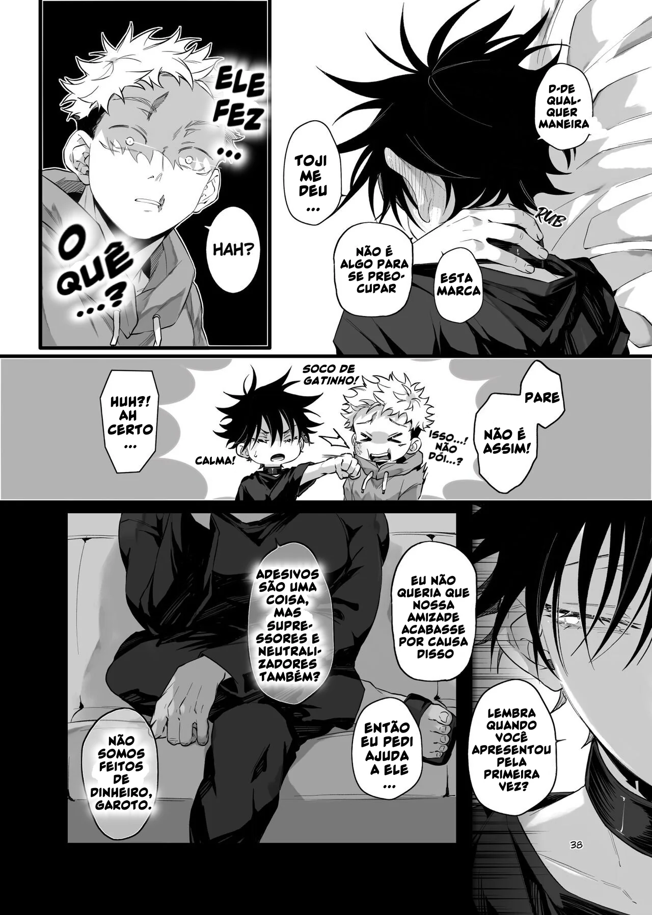 Jujutsu Kaisen: Yuuji Itadori vs. Megumi Fushiguro - Piranhas em Ação!" em HQ Brasileiro