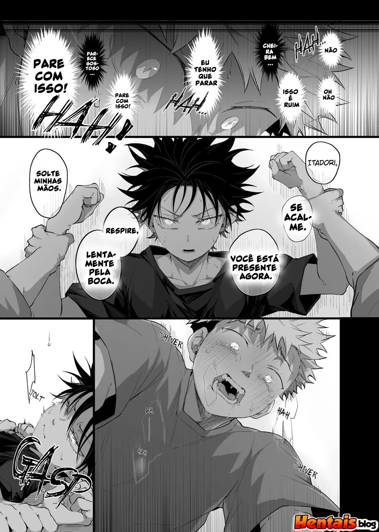 Jujutsu Kaisen: Yuuji Itadori vs. Megumi Fushiguro - Piranhas em Ação!" em HQ Brasileiro Jujutsu Kaisen: Yuuji Itadori vs. Megumi Fushiguro - Piranhas em Ação!" em HQ Brasileiro