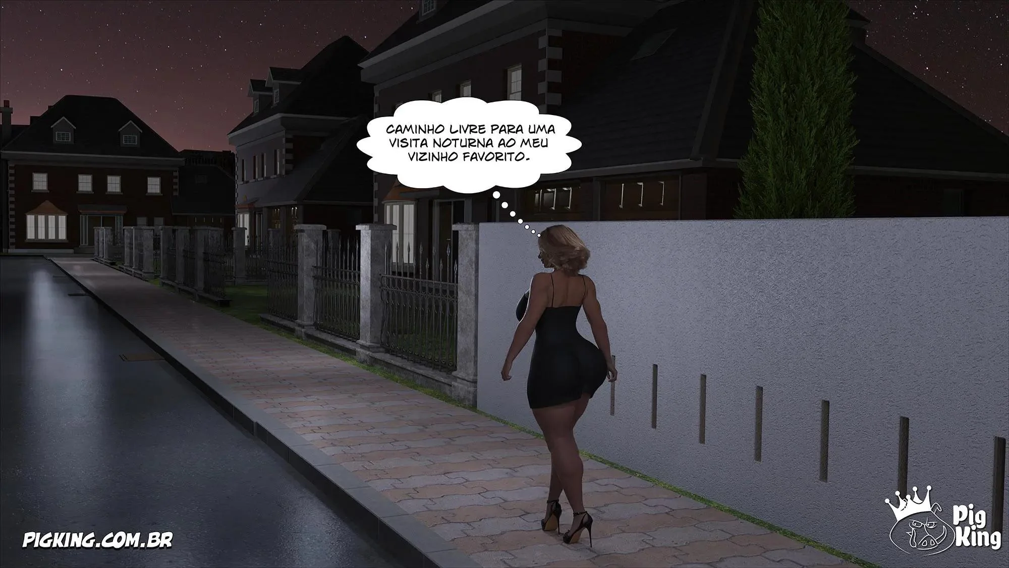 Louise liberou a buceta pro velho tarado enquanto o marido estava fora - Hentai Incesto em HQ Brasileiro