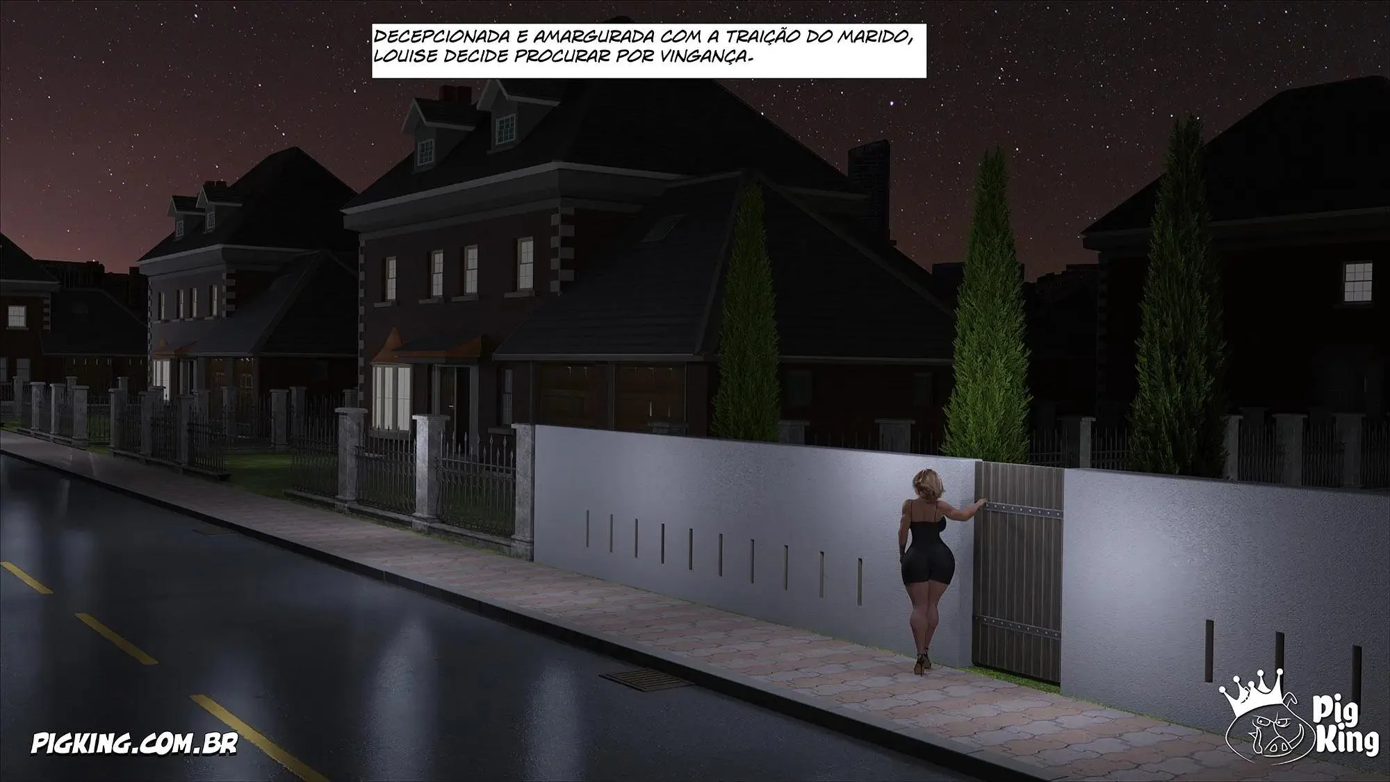 Louise liberou a buceta pro velho tarado enquanto o marido estava fora - Hentai Incesto em HQ Brasileiro