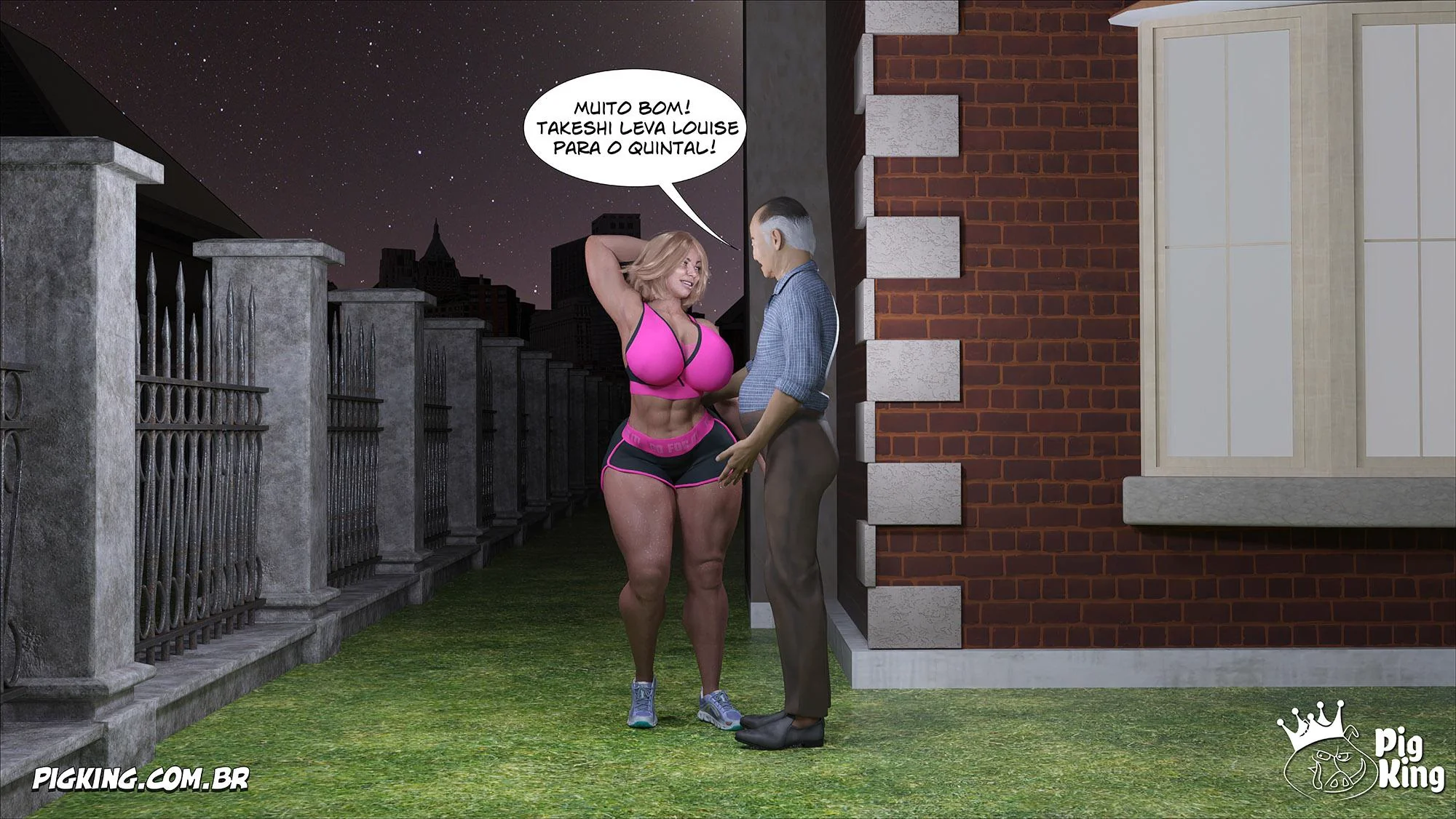 Louise piranha seduz o vizinho tarado - Hentai HQ Brasileiro