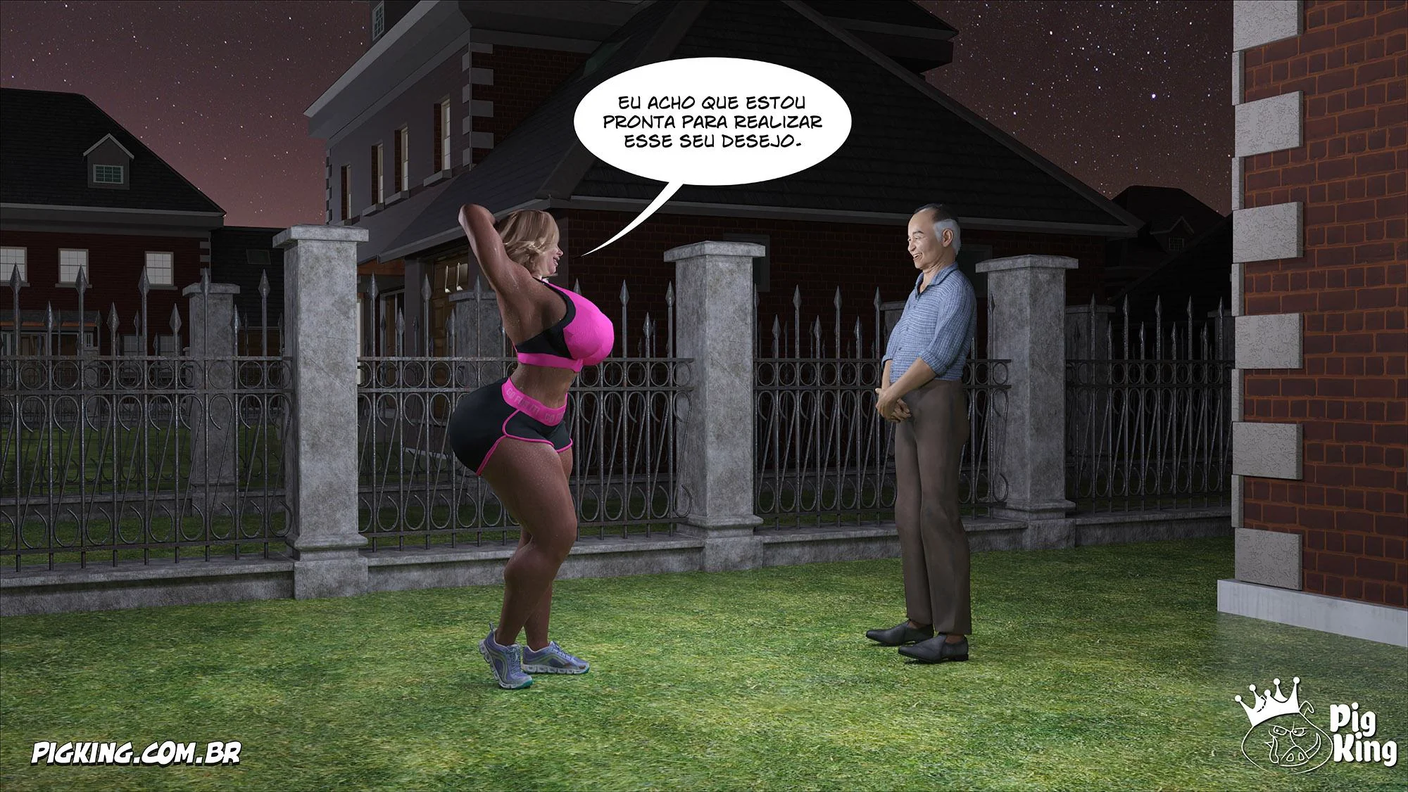 Louise piranha seduz o vizinho tarado - Hentai HQ Brasileiro Louise piranha seduz o vizinho tarado - Hentai HQ Brasileiro