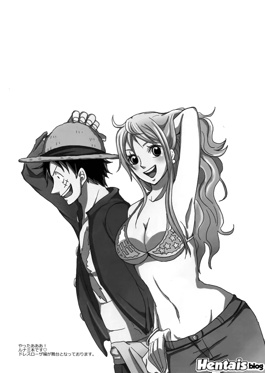 Luffy e a putaria com as gostosas das amigas em anime hentai HQ