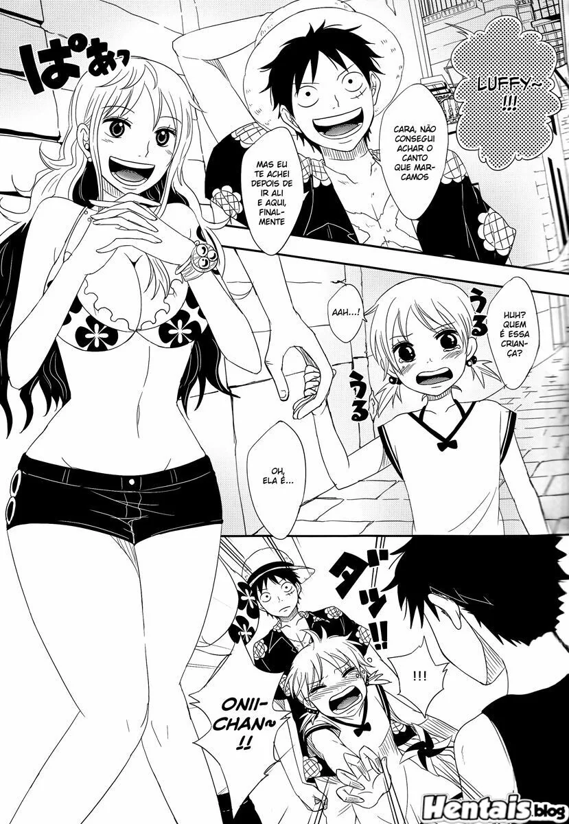 Luffy e a putaria com as gostosas das amigas em anime hentai HQ Luffy e a putaria com as gostosas das amigas em anime hentai HQ