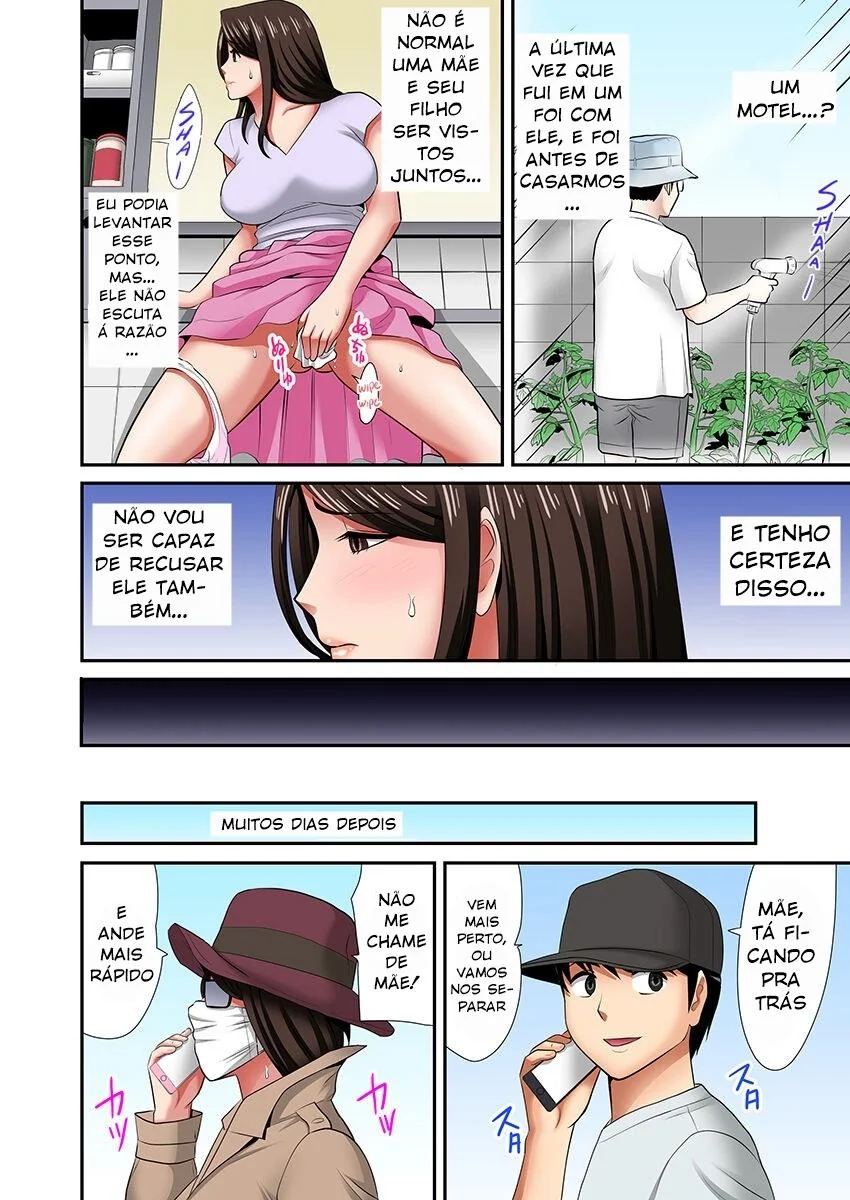 Mãe e filho se entregam em um incesto pornô cheio de sacanagem e putaria em HQ Brasileiro