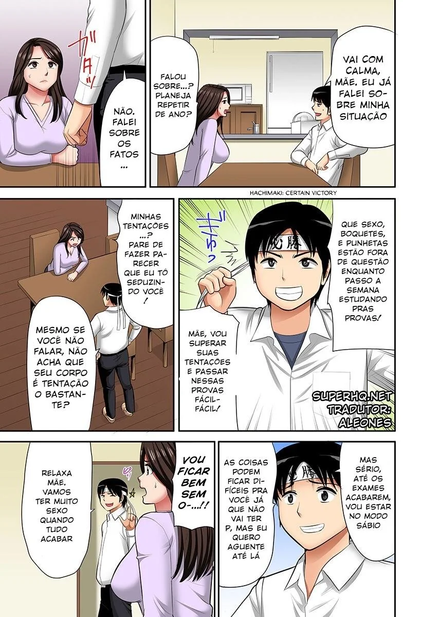 Mãe e filho se entregam em um incesto pornô cheio de sacanagem e putaria em HQ Brasileiro