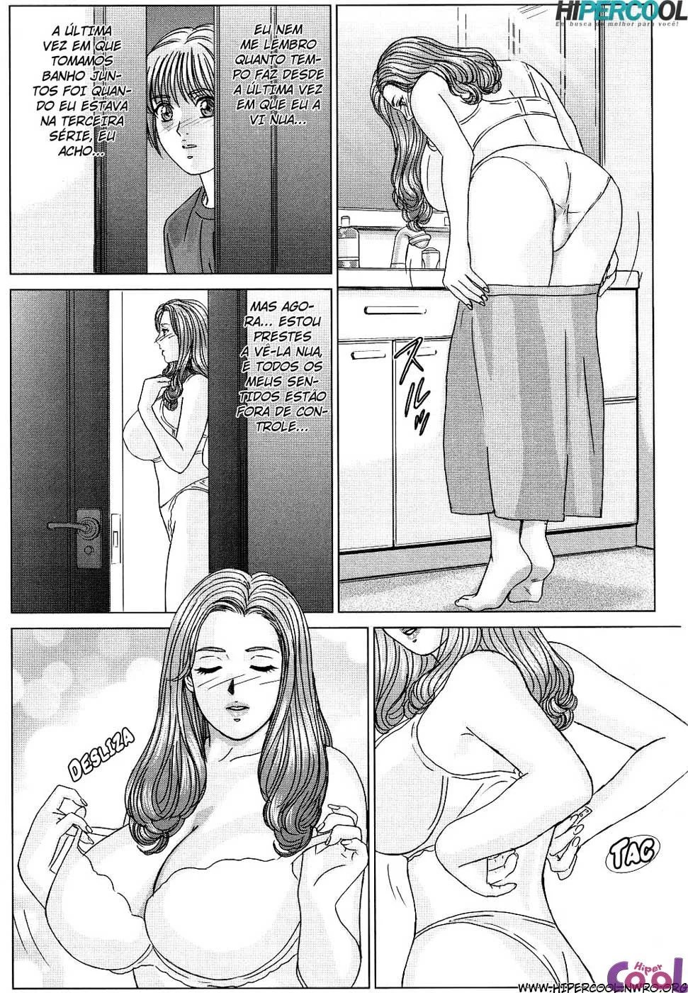 Mãe peituda: os desejos proibidos de Shun em Hentai HQ Brasileiro